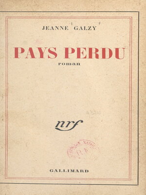 cover image of Pays perdu